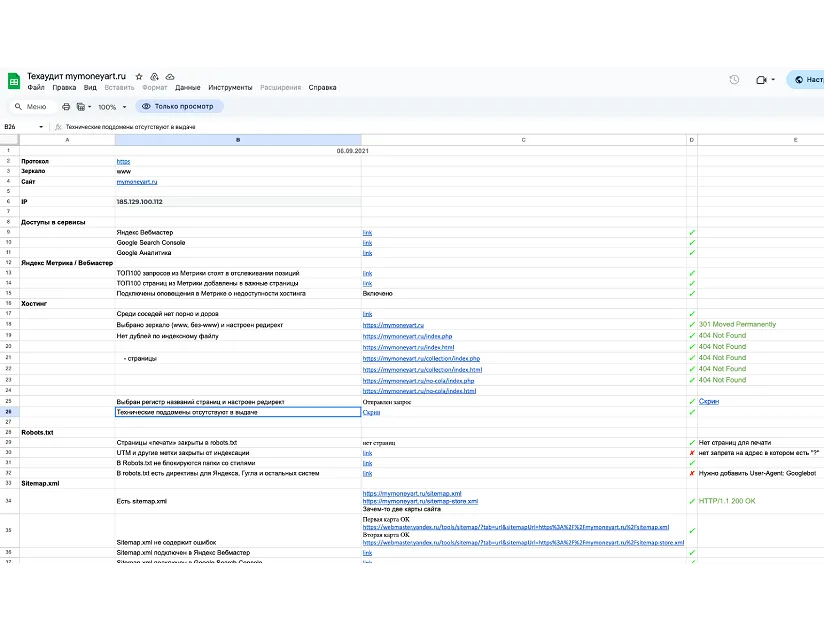 Technical-audit