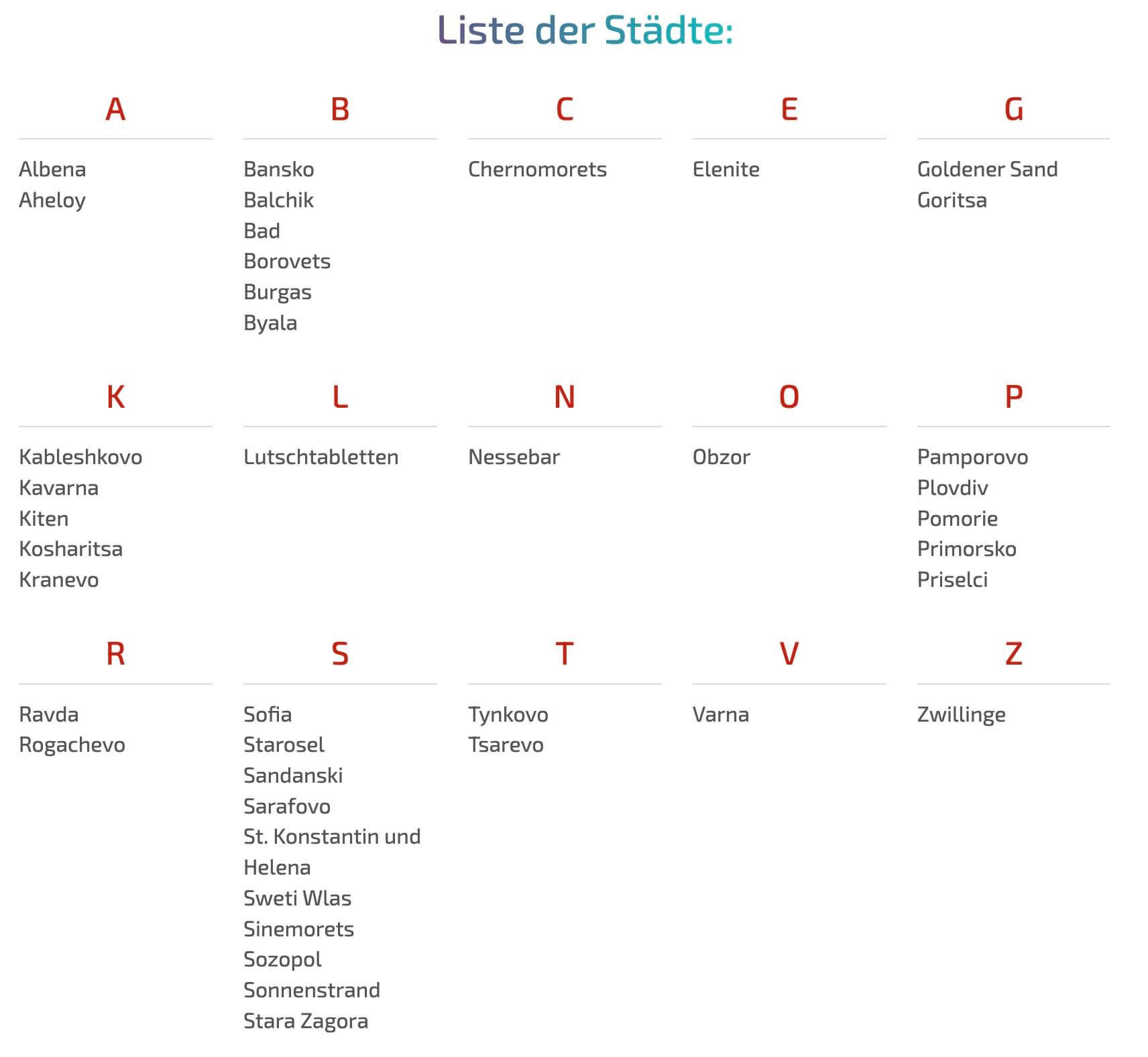 Multiregionale Vermarktung