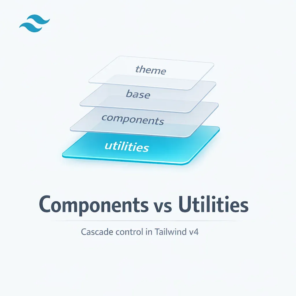 Tailwind Komponenten vs Utilities: CSS-Kaskaden-Guide
