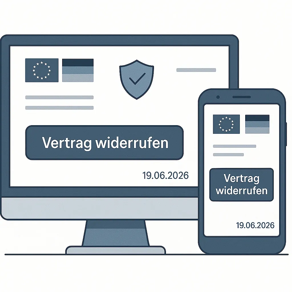Widerrufsbutton ab 2026: Anforderungen, Umsetzung, Risiken