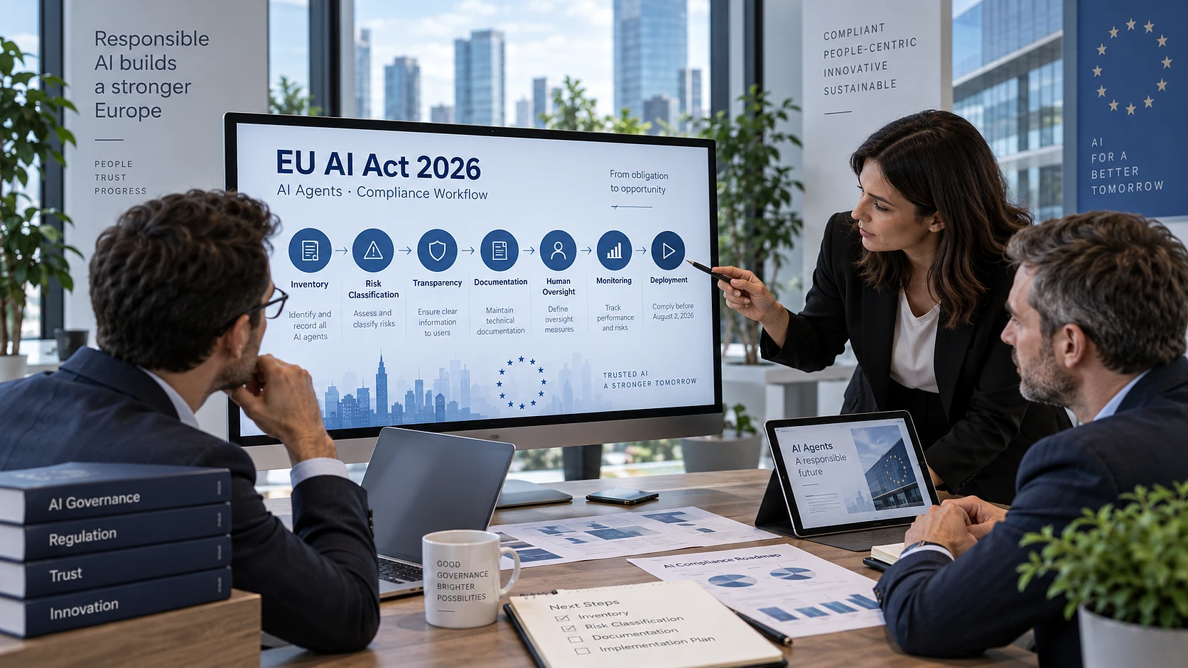 EU AI Act nach dem 2. August 2026: Was Unternehmen mit KI-Agenten tun müssen